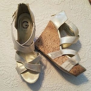 Guess Gold Wedges